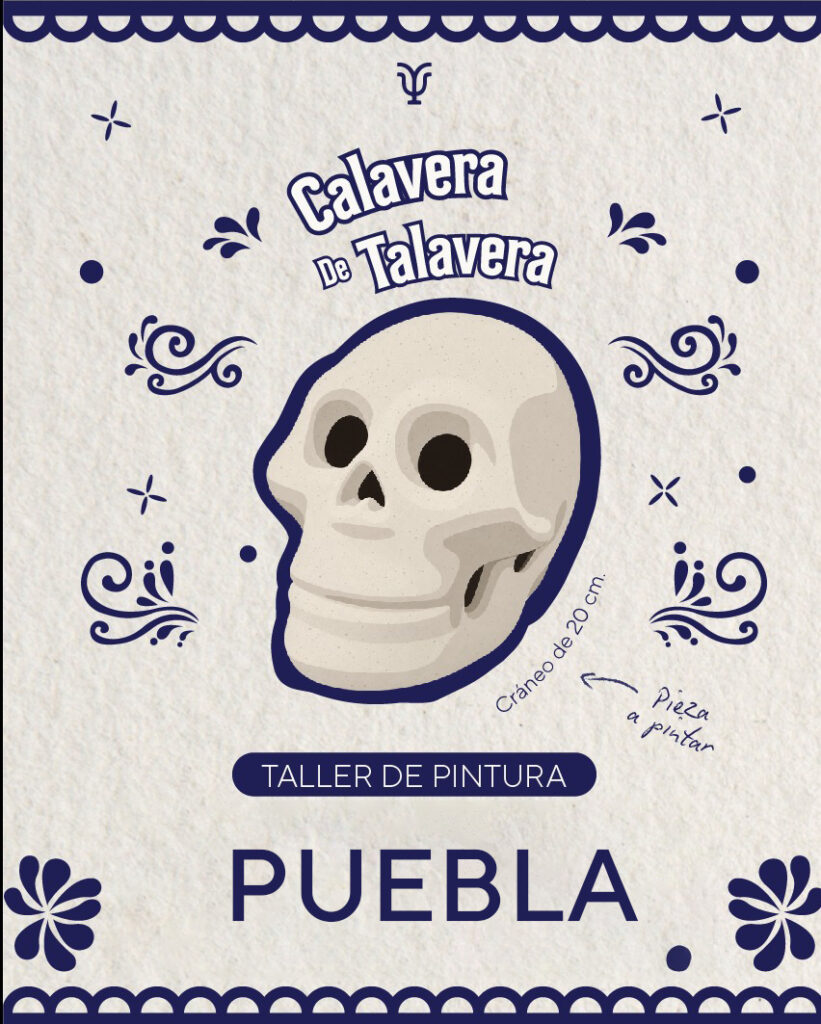 Taller de temporada - Pinta tu Calavera - Puebla